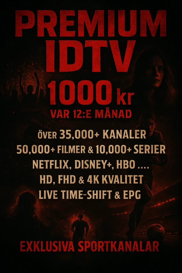 Premium IPTV - 12 månader