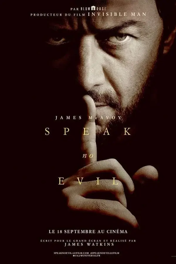 Speak No Evil film affisch - Streama intensiva dramafilmer på IPTV Nordic one i hög kvalitet